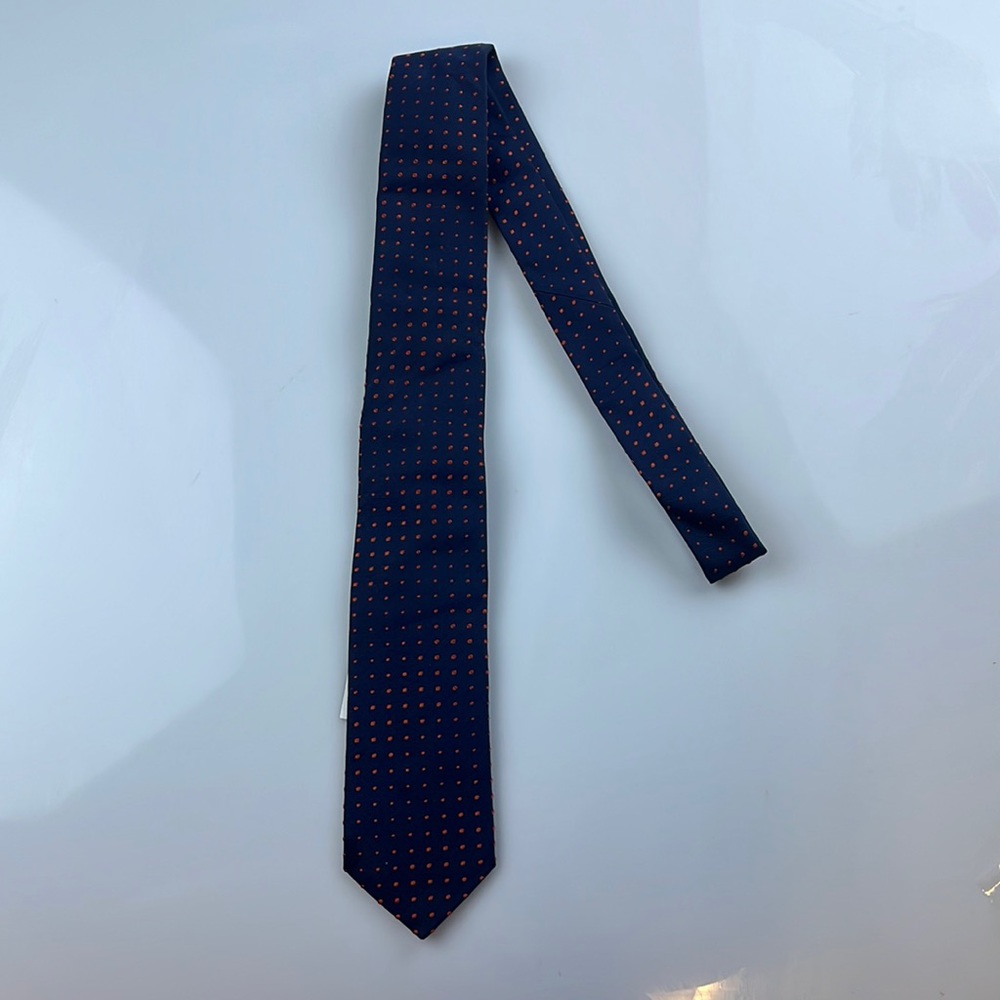 Rodd & Gunn ZT0230 Marine Polka Silk/Cotton Tie S73-26, 27